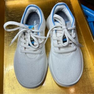 Allbirds WR2 white/off white with blue accent wool runner Sneakers